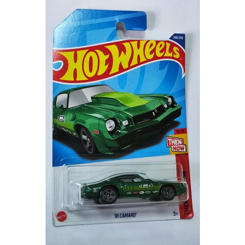 Hot Wheels Машинка базовой коллекции `81 CAMARO зеленая C4982/HCV81