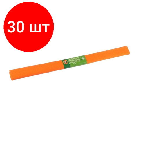 Комплект 30 штук, Бумага цветная крепир в рул 9755 KOH-I-NOOR 2000х500мм св-оран 9755011001PM