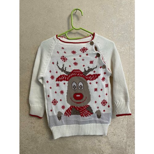 фото Свитер , размер 86, белый россия