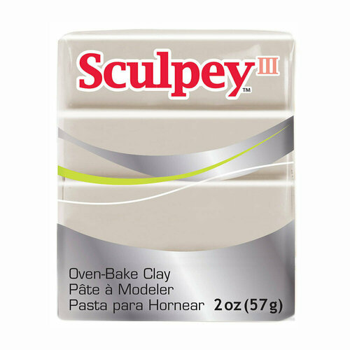Sculpey III полимерная глина S302 57 г 1645 серый