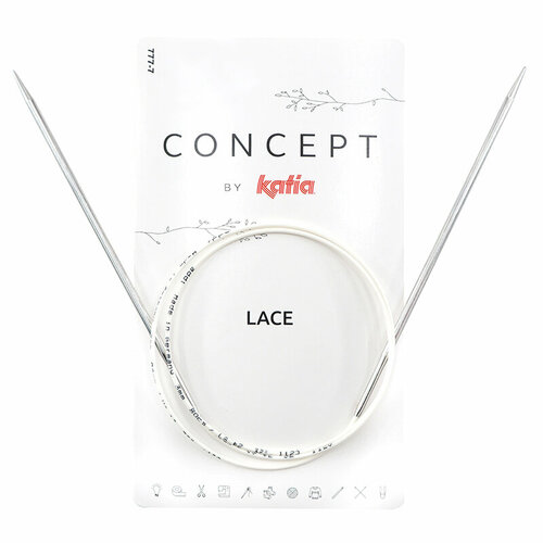 Спицы круговые CONCEPT BY KATIA Lace №3 80 см 777-7/3-80