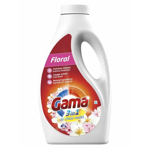 Универсальный гель для стирки Gama Sensations Floral с цветочным ароматом 12 литра 839₽