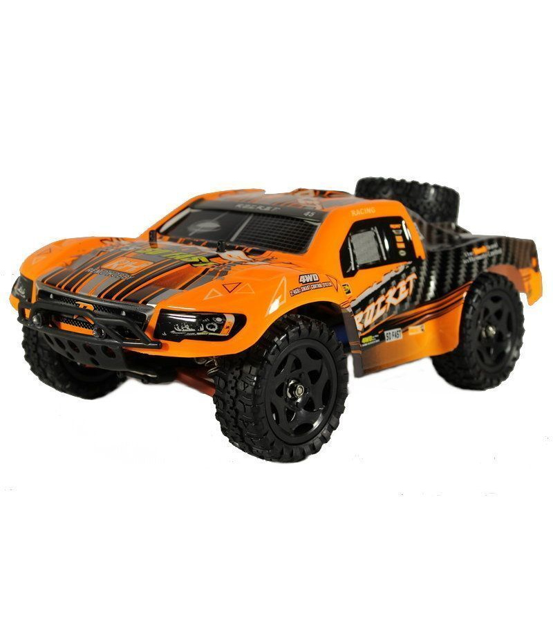 Радиоуправляемый шорт-корс Remo Hobby Rocket UPGRADE V2.0 (оранжевый) 4WD 2.4G 1/16 RTR