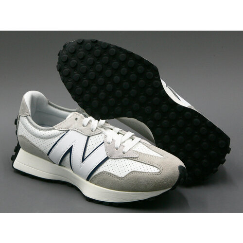 Кроссовки New Balance 327, полнота D, размер 10 US, белый, черный