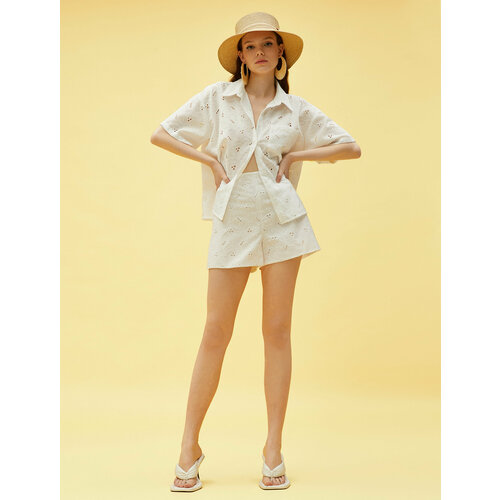 фото Рубашка koton, размер 40, белый