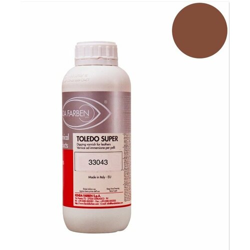 Краска проникающая для кожи Toledo Super 1000 мл Цвет Каштан 33043 1900₽