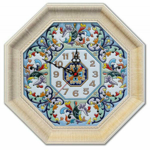 Рус-Арт Большие настенные часы восьмиугольные 45*45 см (Ч-6001)