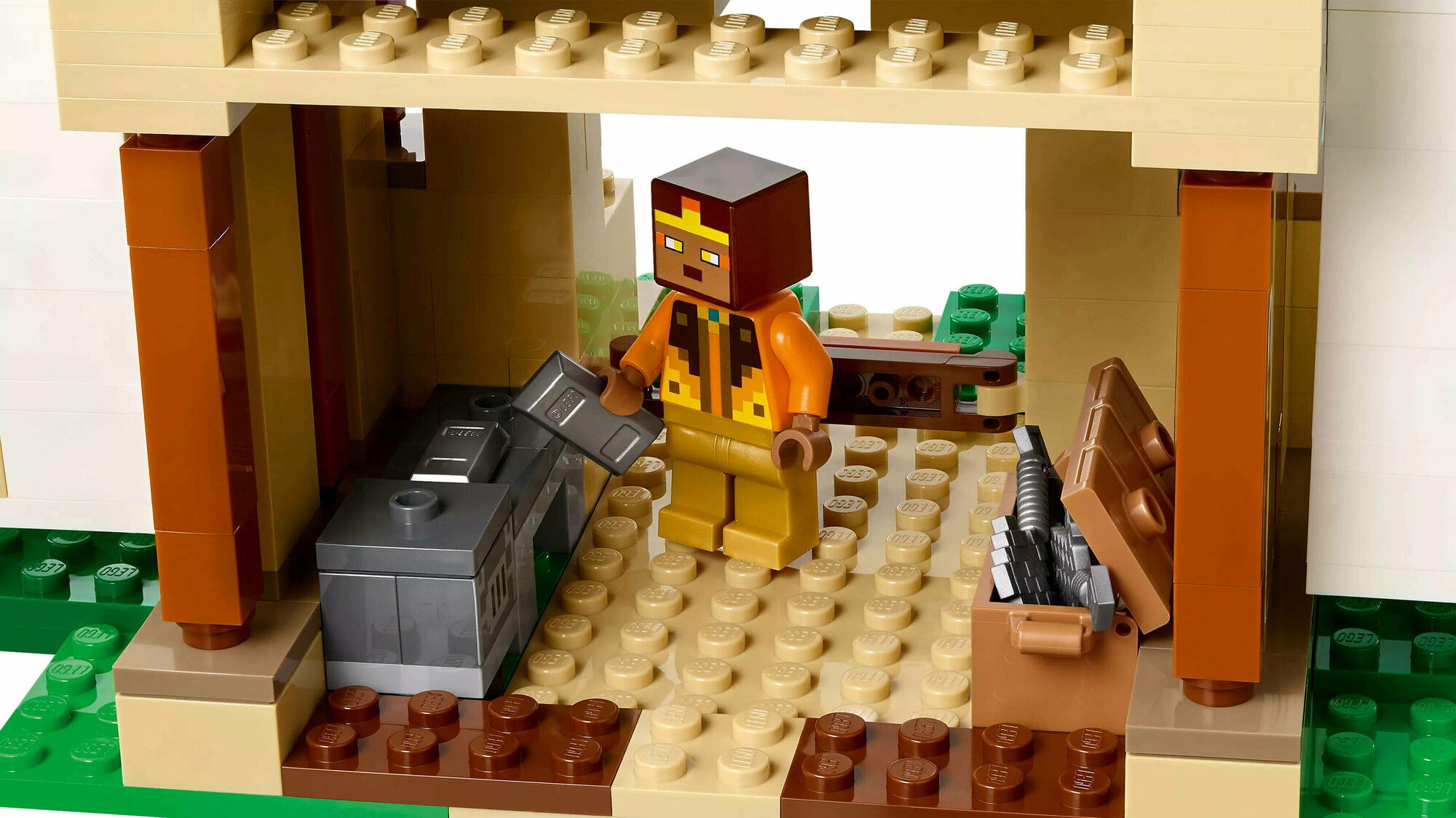 LEGO Minecraft Крепость Железного Голема 21250 - фото №19