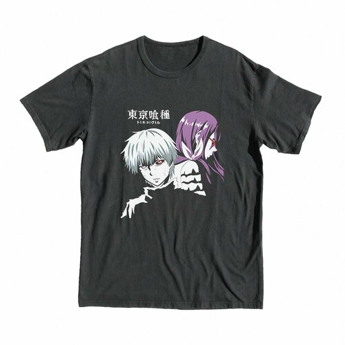 фото Футболка, размер 2xl, черный animedrop