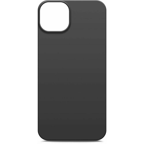 Чехол (клип-кейс) BORASCO Silicone case, для Apple iPhone 14 Plus, черный [70802]