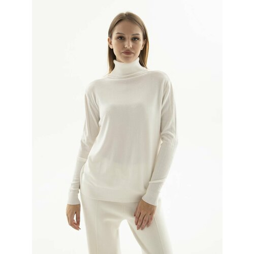 фото Водолазка, размер 52/54, белый soda firenze