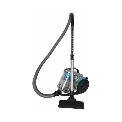 Пылесос Hyundai HYV-C2955, 2400 Вт, контейнер 3.5 л, серебристый/синий — купить, цена, характеристики