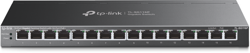 Коммутатор (свитч) TP-Link (TL-SG116P)