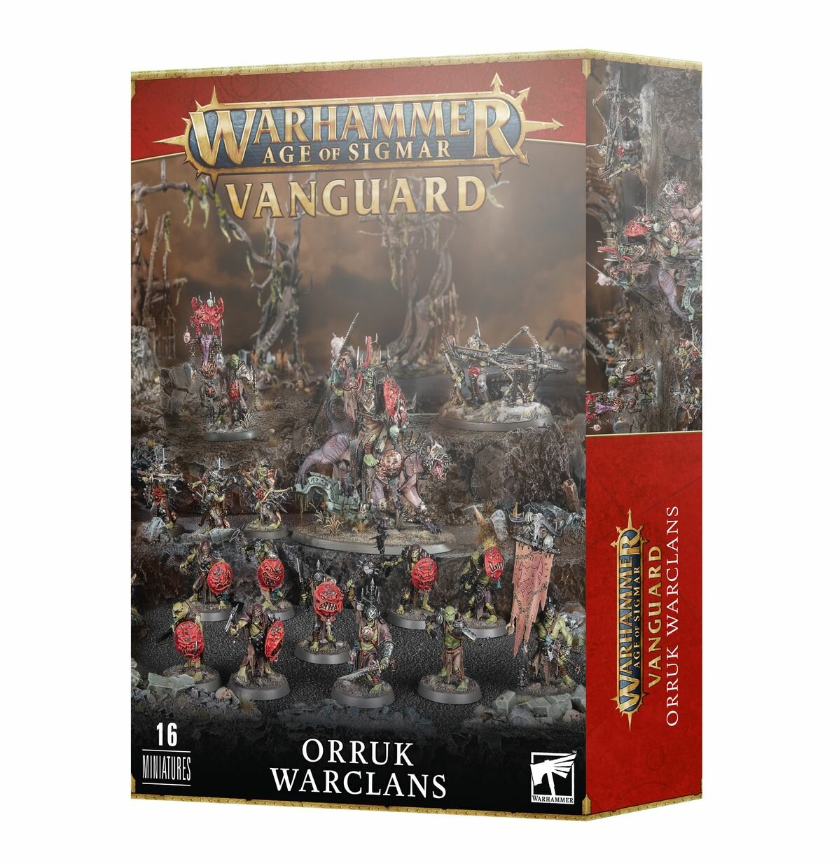 Миниатюры для настольной игры Games Workshop Warhammer Age of Sigmar: Vanguard - Orruk Warclans 70-23