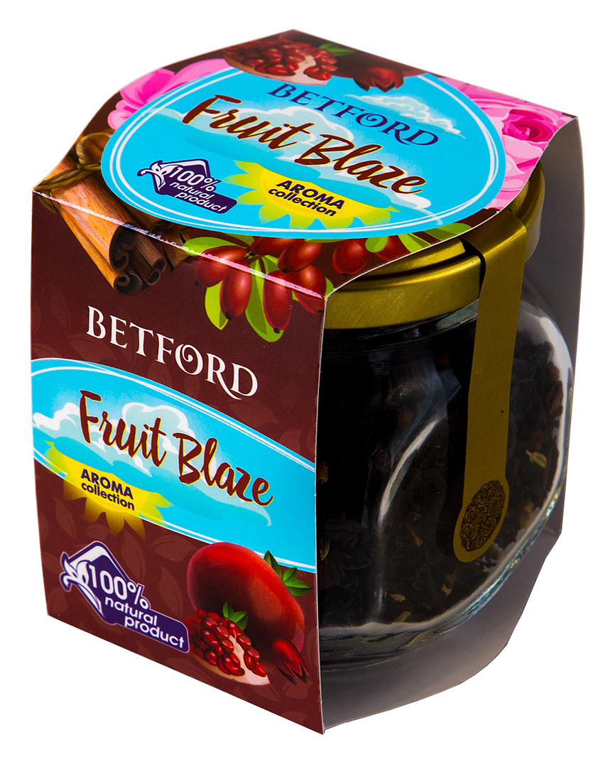 Черный чай листовой Betford Fruit Blaze (Аромат Востока) 50 гр. - фотография № 4