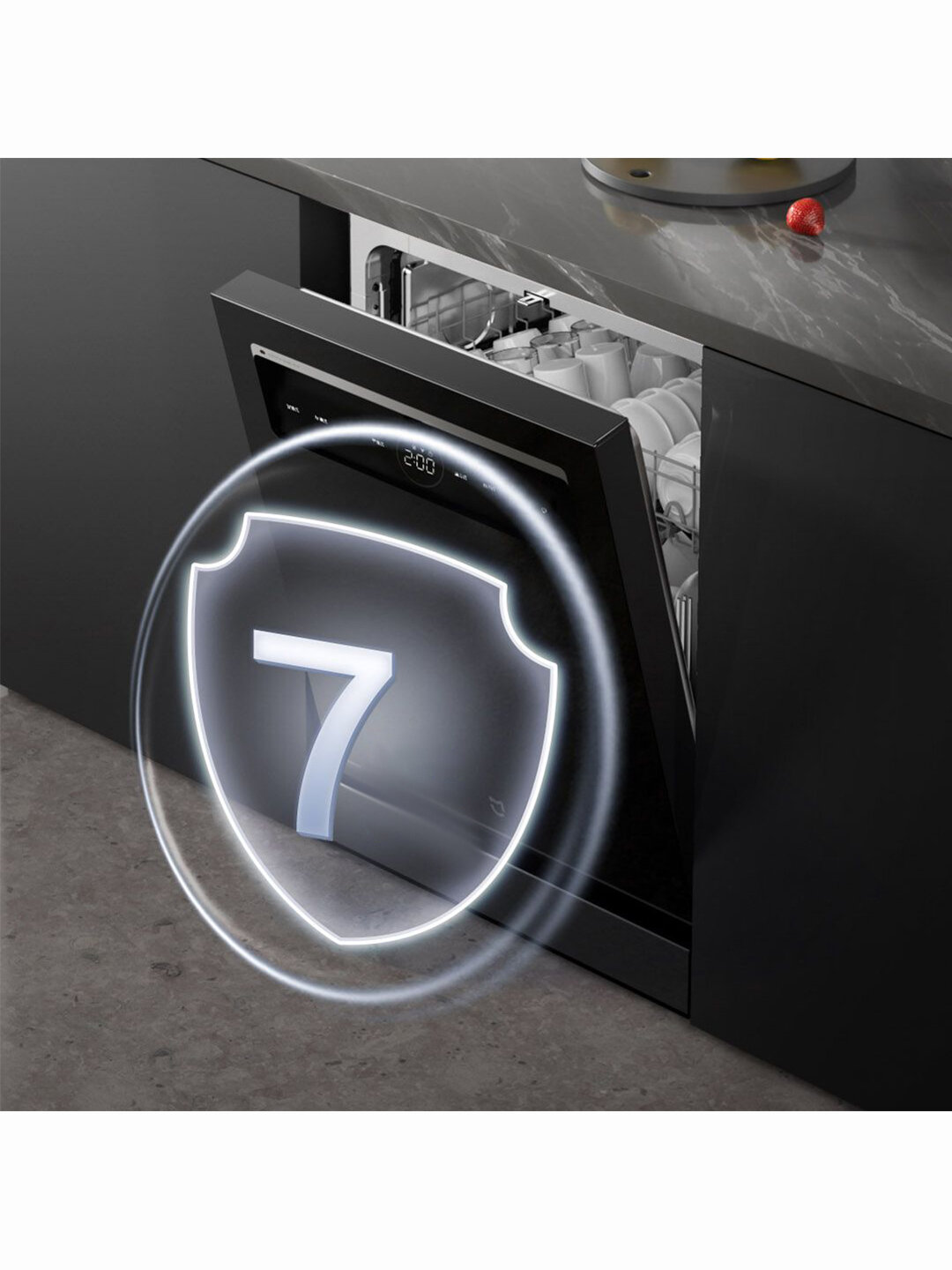 Изображение Умная посудомоечная машина Xiaomi Mijia Smart Independent Built-in Dual-purpose Dishwasher 16 sets N1 (QMDW1602M)