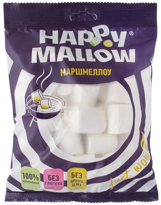 Маршмеллоу Happy Mallow воздушный для десертов 135г МАК-Иваново - фото №5