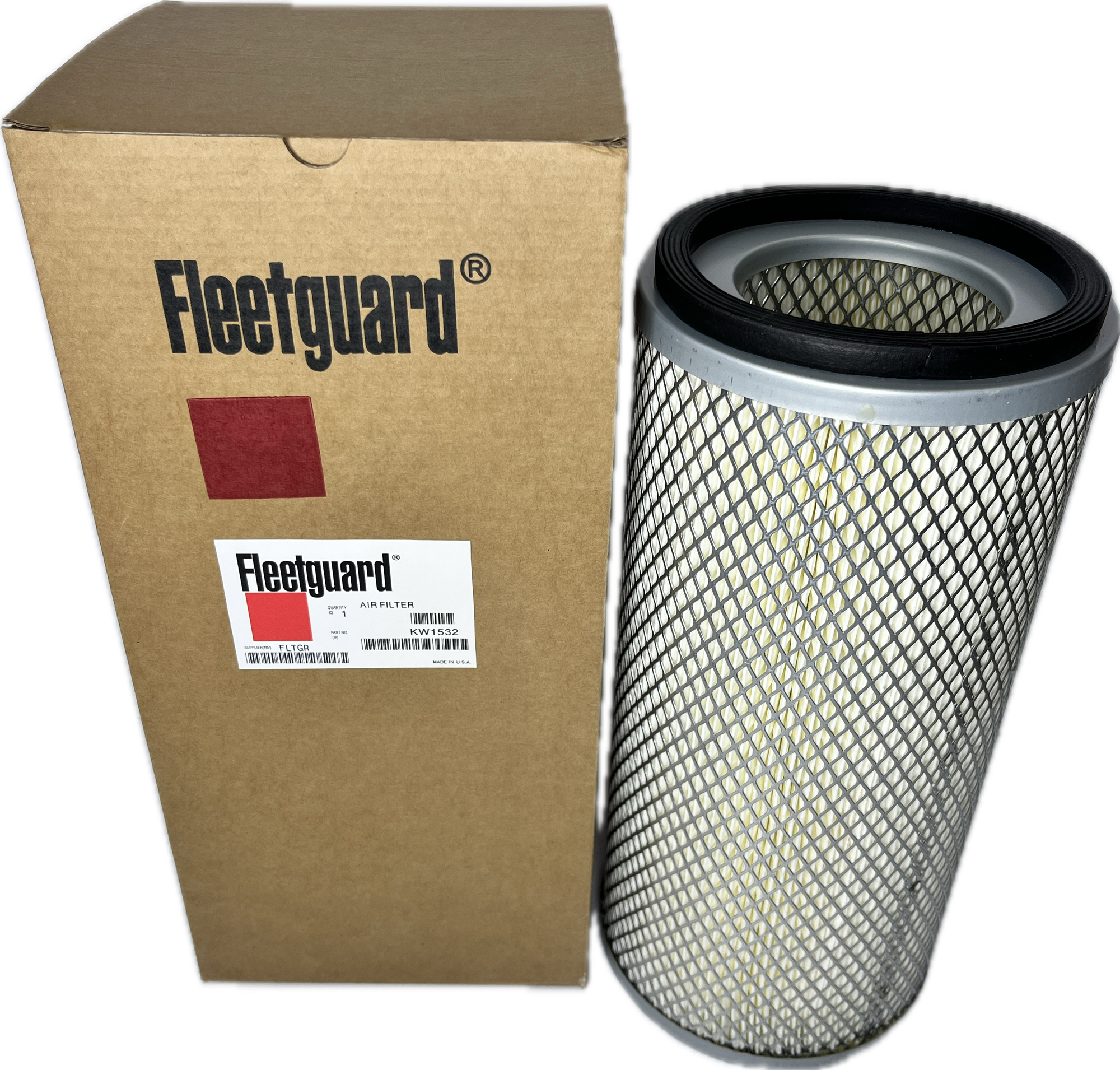 фото Фильтр Воздушный (Внешний) Fleetguard - Kw1532 Fleetguard арт. KW1532