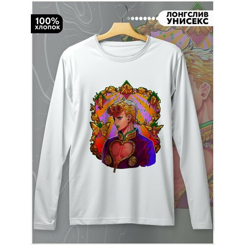 фото Лонгслив бруталити, размер l, белый