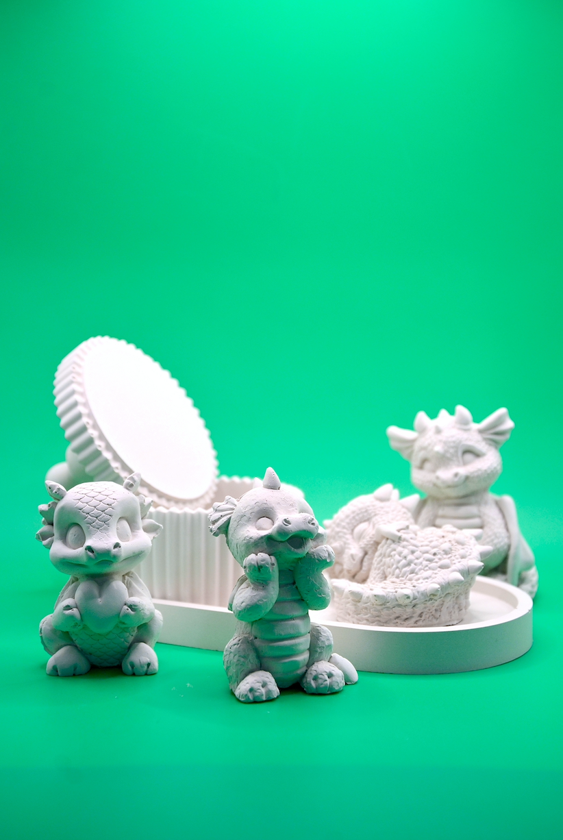 фото Декор для дома Ваза из гипса для цветов Сухоцветов