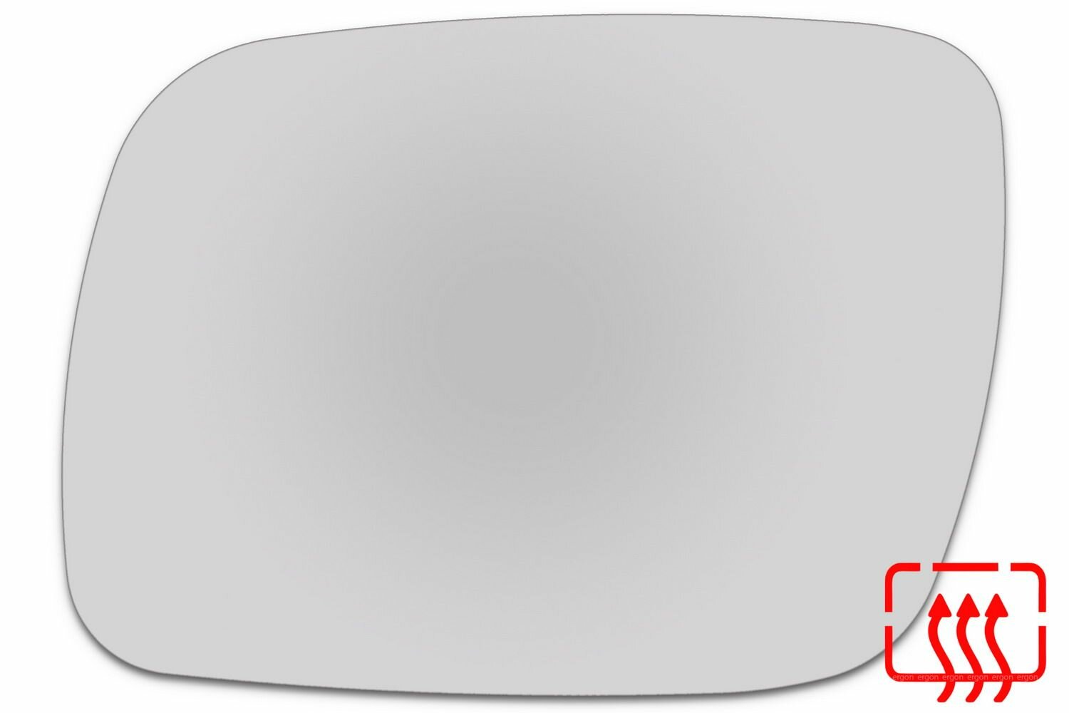 Зеркальный элемент левый VOLKSWAGEN Touareg I (03-07) сфера нейтральный с обогревом