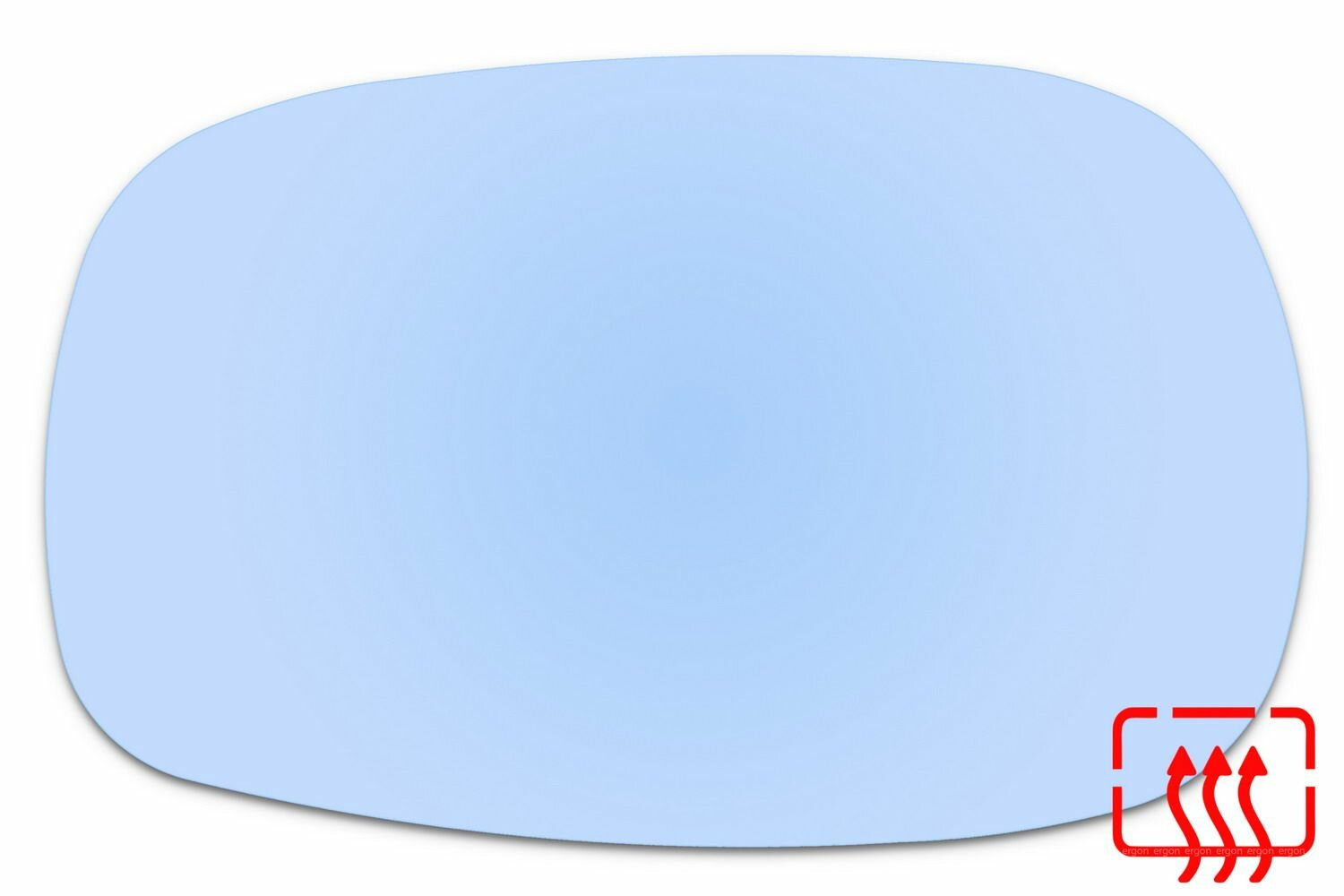 Элемент зеркала SSANG YONG Rexton I c 2002 по 2007 левый сферический голубой c обогревом 87500618