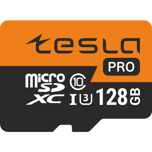 Карта памяти 128Gb microSDXC TESLA Pro Class 10 UHS-I U3 (TSLMSD128GU3)