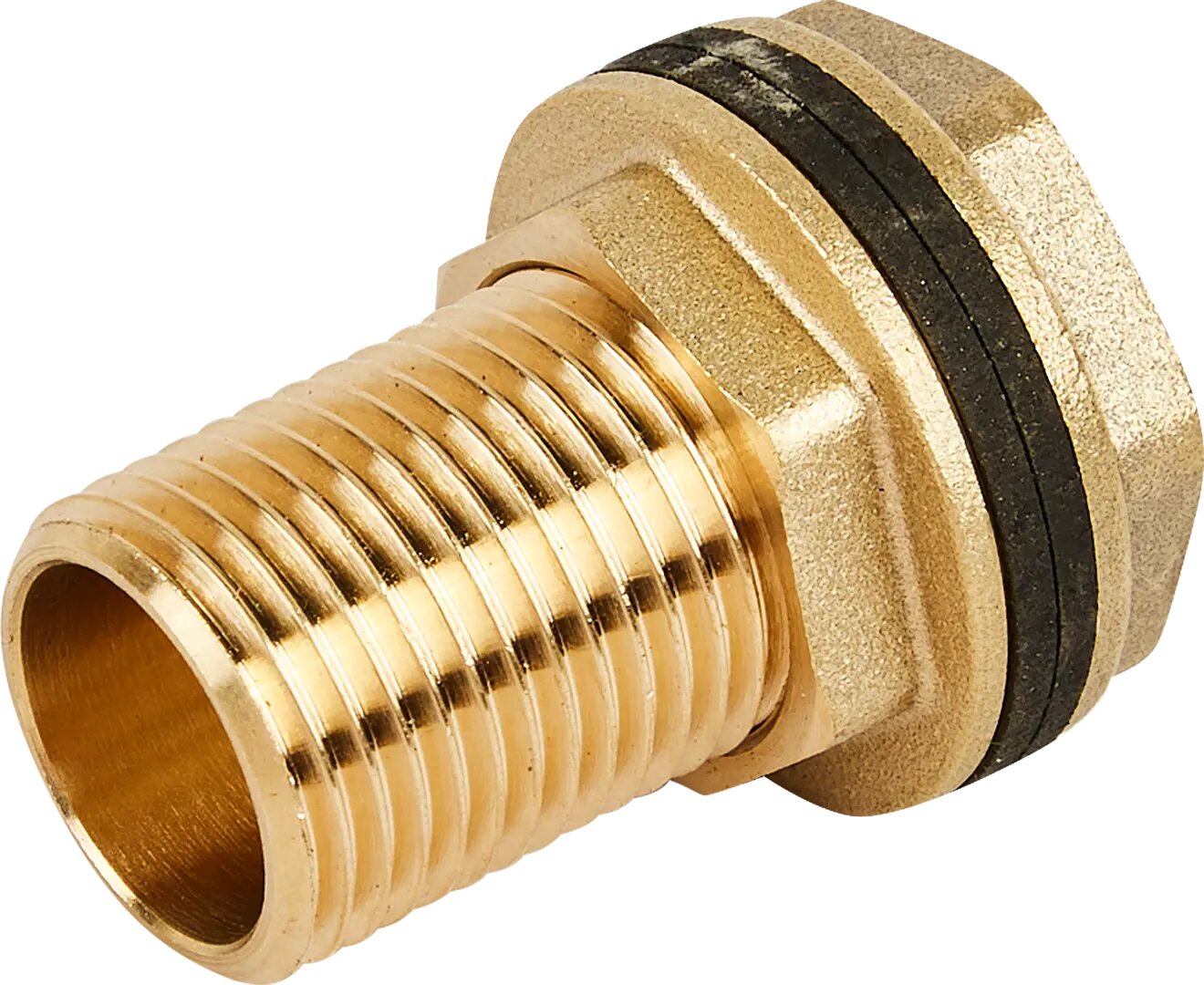 Штуцер для бочки Boutte 1/2 латунь наружная резьба