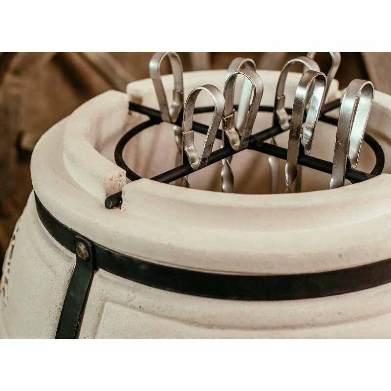 Тандыр Технокерамика Аполлон, с набором аксессуаров - комплект премиум - фотография № 2