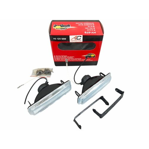 Противотуманные фары галогенные Автостор Danyang HY-051 белые