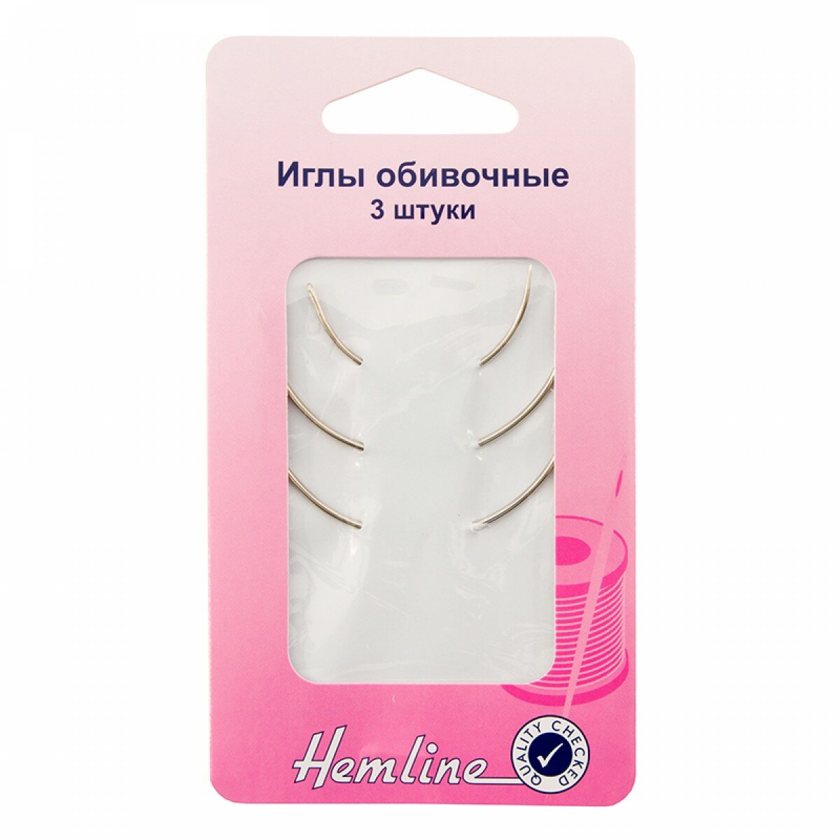 Иглы ручные обивочные, 3 шт HEMLINE 218