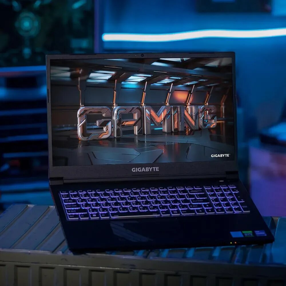 Ноутбук Gigabyte G5 Core i5 12500H/8Gb/SSD512Gb/15.6"/RTX 4050 6Gb/IPS/FHD/144hz/noOS/black (MF-E2KZ333SD) — фото 15