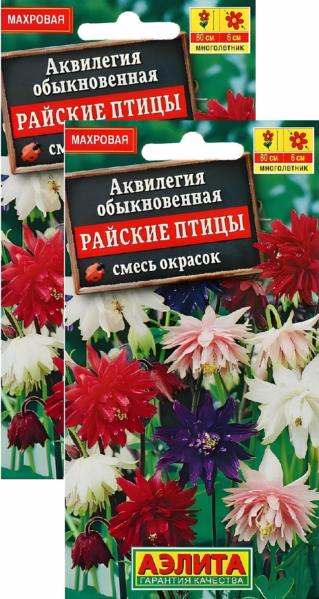 Аквилегия Райские птицы смесь сортов (02 г) 2 пакета