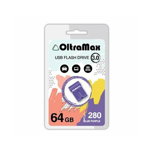 USB-флеш Oltramax OM 280 3.0 Blue Purple 64GB