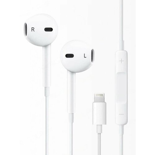 Наушники Проводные для Айфона Разъем Lightning для Apple iPhone 7 8 X 11 12 13 14 TOП Качество и Звук 145000₽