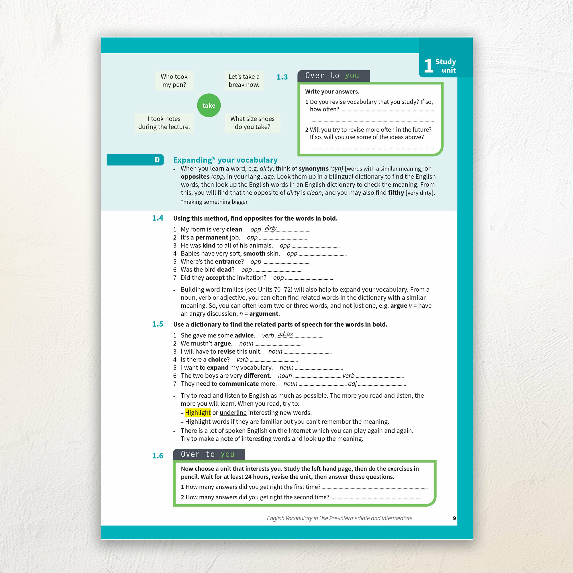 Stuart Redman "English Vocabulary in Use Pre-intermediate and Intermediate Book with Answers: Vocabulary Reference" мелованная - фото №16