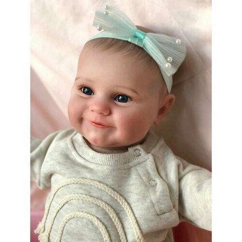 фото Кукла реборн виниловая 50см в пакете (fa-367) npk doll