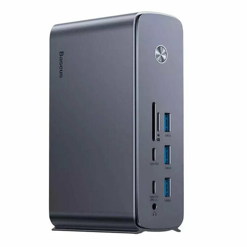 Док-станция Baseus UnionJoy 17-Port Triple-Display USB-C - 2xHDMIDP3xUSB 302xUSB-C2xUSB 20PDPCRJ45SDTF35mmDC Space Grey B00532304811-00 1551400₽