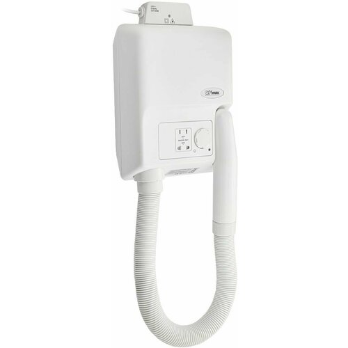 Фен для волос с гибким шлангом в ванную комнату с розеткой 421200₽