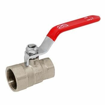 Шаровой кран латунь ручка рычаг внутренняя резьба 1/2' - 3/4' FF