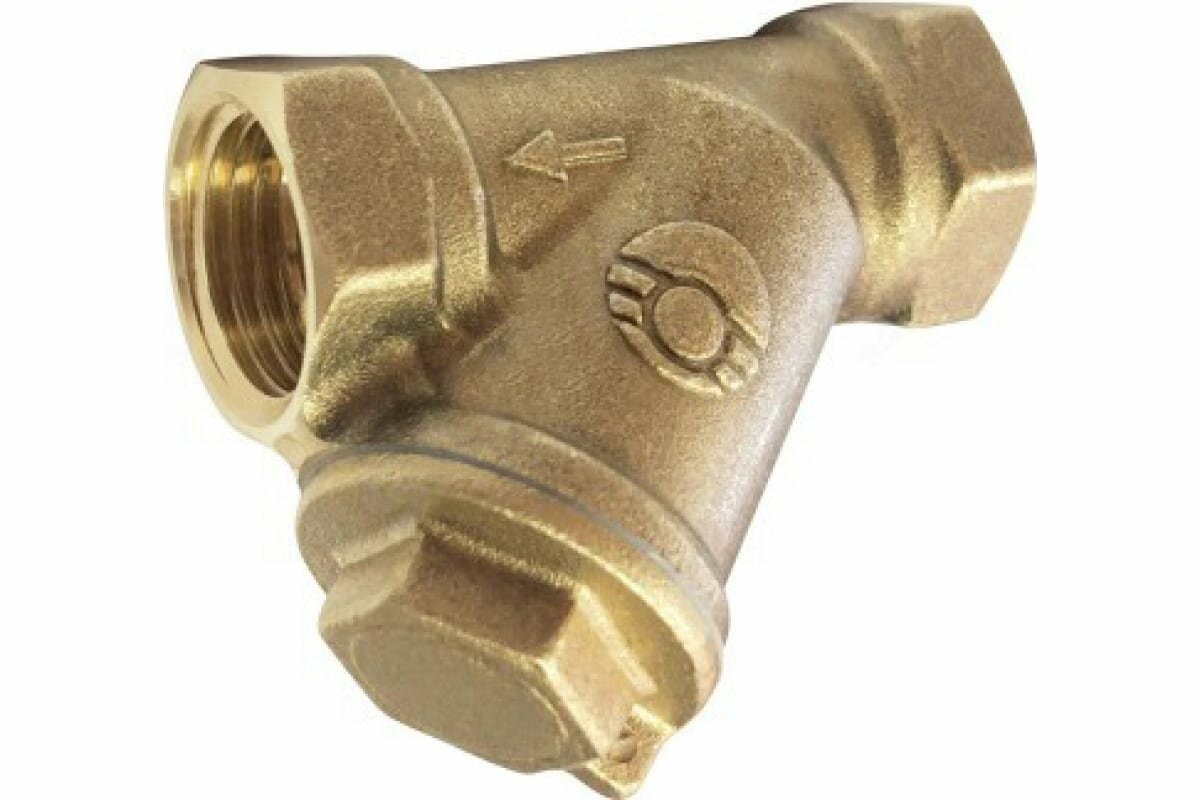 фото Латунный Y-образный фильтр VALFEX 46Б5фт1 Ду25 Ру25 м/м VF.192. L00.100 036-1226