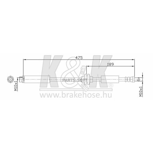 KK FT0992 шанг тормозной задний евыйправый 7010₽