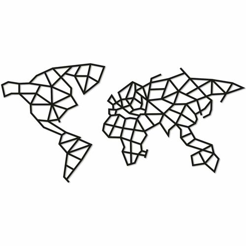 Деревянный конструктор настенный пазл Карта мира от Eco Wood Art, 324 детали пано для интерьера деревянный интерьерный пазл ewa design солнечная система