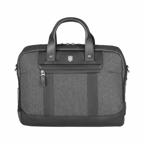 Портфель VICTORINOX Architecture Urban2 15 Briefcase 15', серый, полиэстер/кожа, 42x13x31 см, 16 л