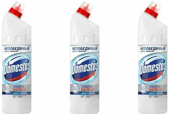 Domestos Средство универсальное Ультра белый, 1000 мл, 3 шт