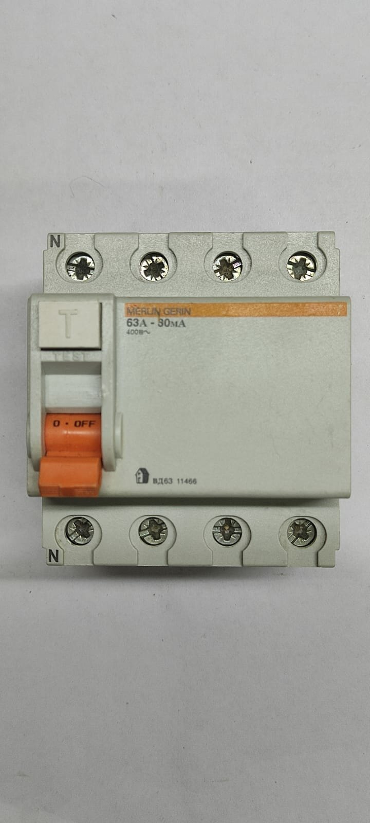 Schneider Electric MERLIN GERIN ВД63 УЗО 4P 63A 30мА SE 11466
