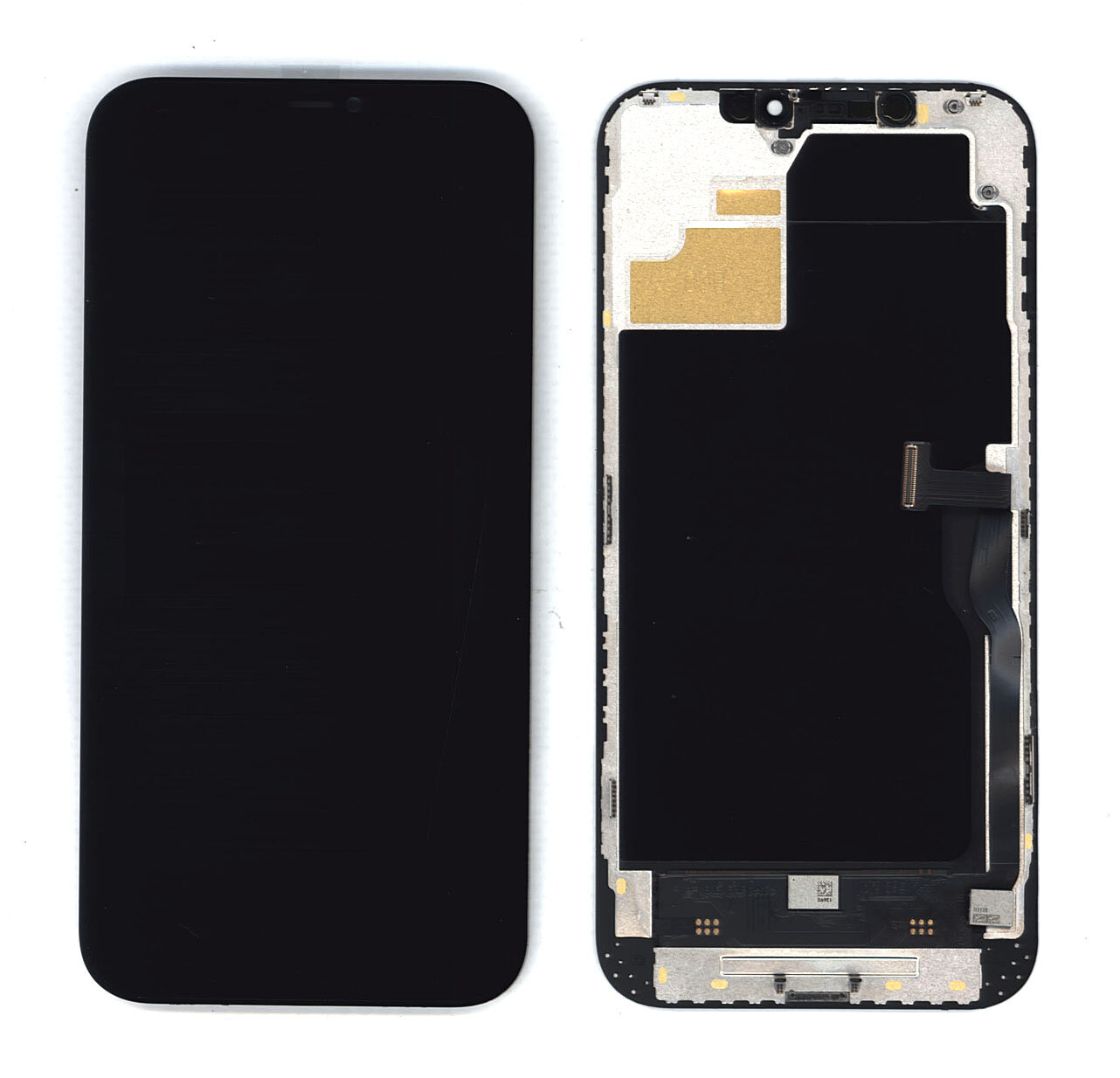Дисплей (экран, модуль) для телефона Apple iPhone 12 Pro Max в сборе с тачскрином (OLED), черный