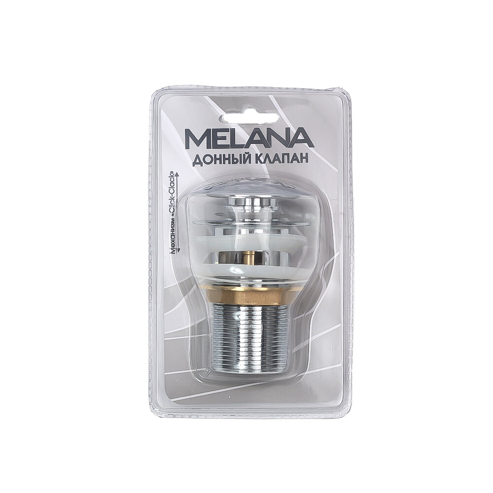 Донный клапан Melana MLN-335302CH с переливом