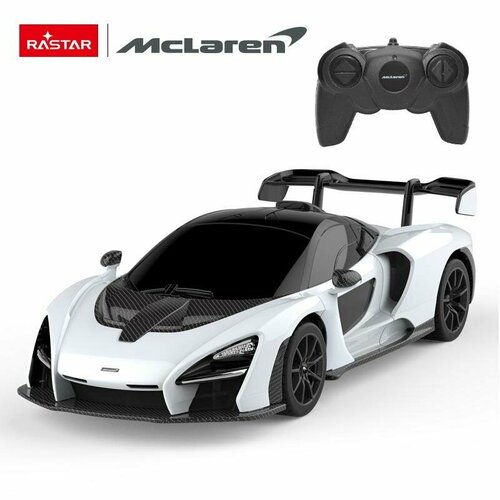 Машина р у 1:24 McLaren Senna, цвет белый 96700W машина rastar ру 1 14 mclaren senna оранжевая 96600