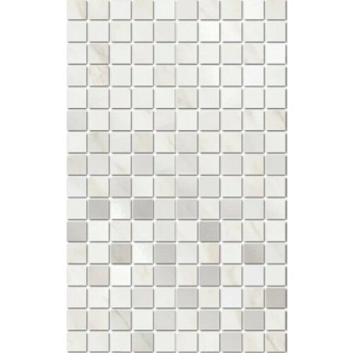 Керамическая плитка KERAMA MARAZZI MM6359 Гран Пале белый мозаичный Декор 25x40 (цена за 18 шт)